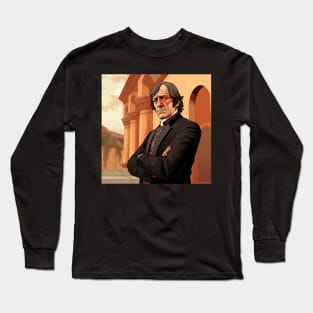 Georg Wilhelm Friedrich Hegel Long Sleeve T-Shirt